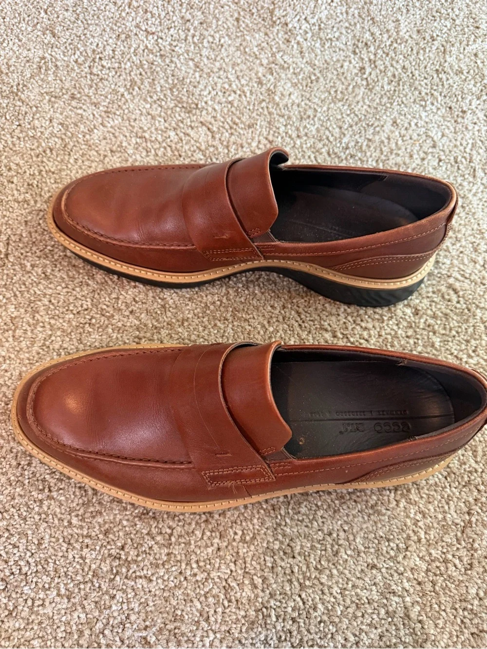 Ecco ST.1 Hybrid Penny Loafer - cognac